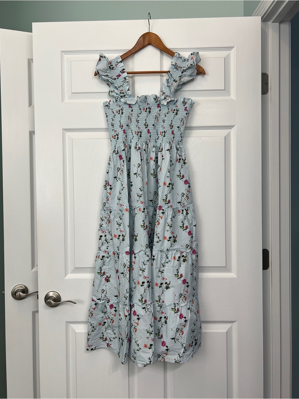 Hill House The Ellie Nap Dress in Pond Floral - Picture 2 of 7